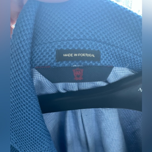 Blue cotton casual Blazer Massimo Dutti - Picture 4 of 9